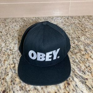 Obey The City Black SnapBack Hat